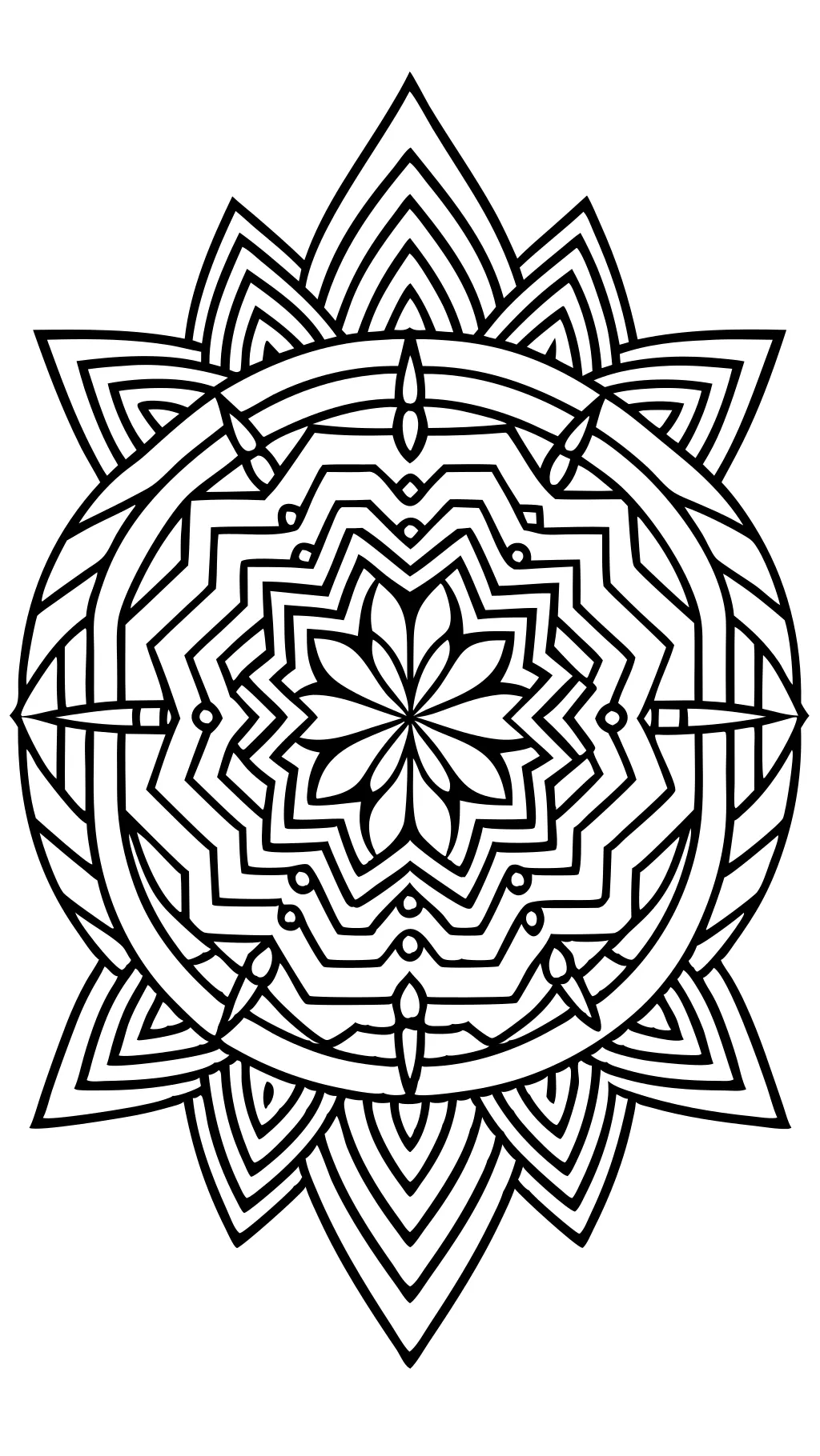 coloring pages optical illusions